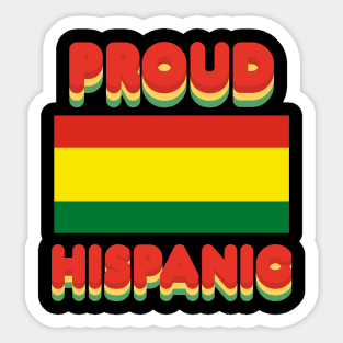 Proud Hispanic Sticker